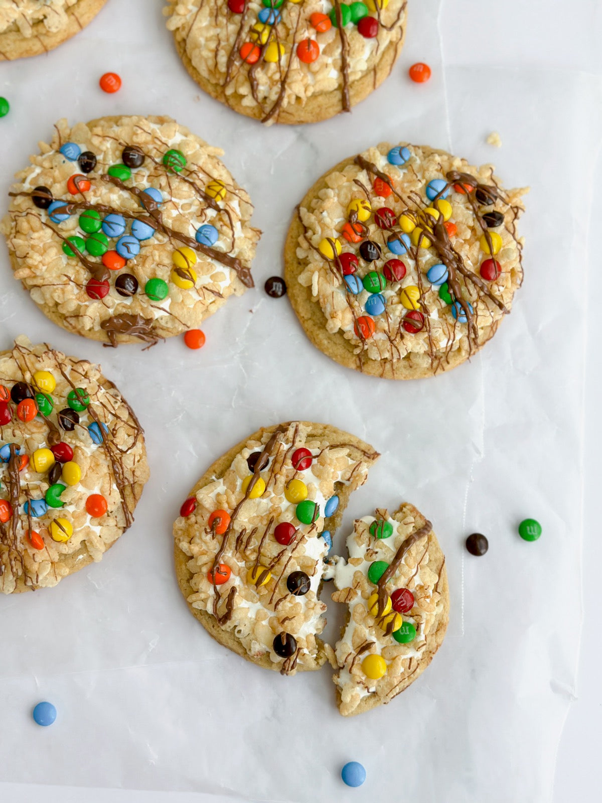 Rice Krispie Treat Cookies 